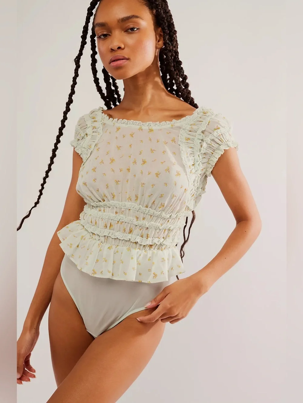 Free people Feel Good Bodysuit